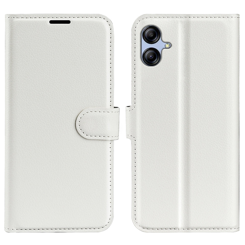 Phone Stand Wallet Cover for Samsung Galaxy A04e 4G F04 4G M04 4G Litchi Texture PU Leather Anti-scratch Phone Flip Case Phone Stand Wallet Cover for Samsung Galaxy A04e 4G F04 4G M04 4G Litchi Texture PU Leather Anti-scratch Phone Flip Case